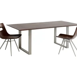 Tische|KARE Design Tisch Symphony Dunkel Silber 180X90