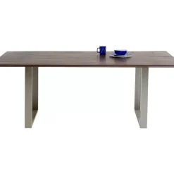Tische|KARE Design Tisch Symphony Dunkel Silber 180X90