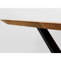 Tische|KARE Design Tisch Symphony Eiche Cross Schwarz 200X100Cm