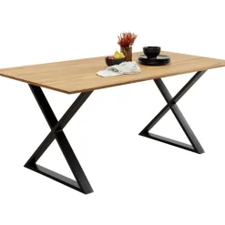 Tische|KARE Design Tisch Symphony Eiche Cross Schwarz 200X100Cm