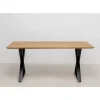 Tische|KARE Design Tisch Symphony Eiche Cross Schwarz 180X90Cm