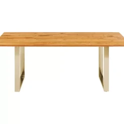 Tische|KARE Design Tisch Symphony Eiche Messing 200X100