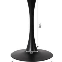 Tische|KARE Design Tischgestell Schickeria Schwarz O80Cm