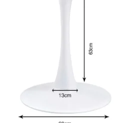Tische|KARE Design Tischgestell Schickeria Weis O110Cm
