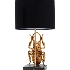 Tischleuchten|KARE Design Tischleuchte Animal Beetle Gold 42Cm