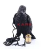 Tischleuchten|KARE Design Tischleuchte Animal Crow Matt Schwarz