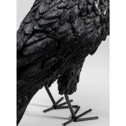 Tischleuchten|KARE Design Tischleuchte Animal Crow Matt Schwarz