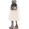 Tischleuchten|KARE Design Tischleuchte Animal Frog Grau