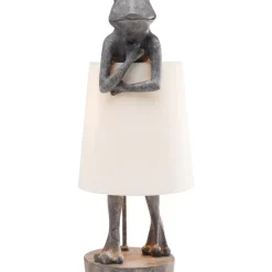 Tischleuchten|KARE Design Tischleuchte Animal Frog Grau