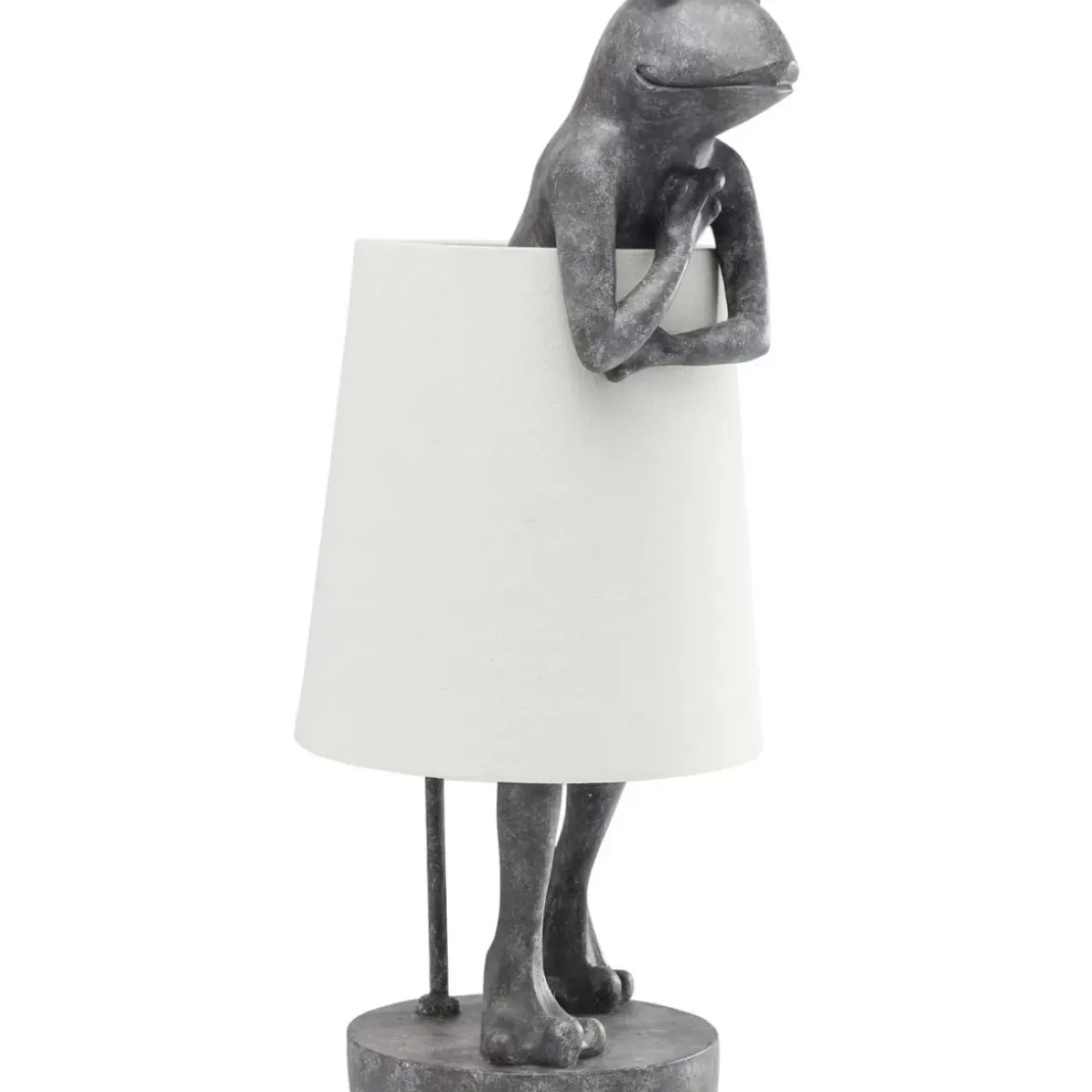 Tischleuchten|KARE Design Tischleuchte Animal Frog Grau