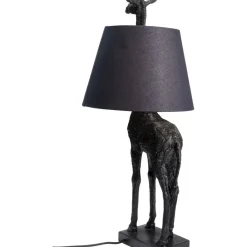 Tischleuchten|KARE Design Tischleuchte Animal Giraffe Matt Schwarz