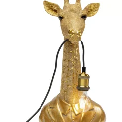 Tischleuchten|KARE Design Tischleuchte Animal Giraffe Gold 50Cm
