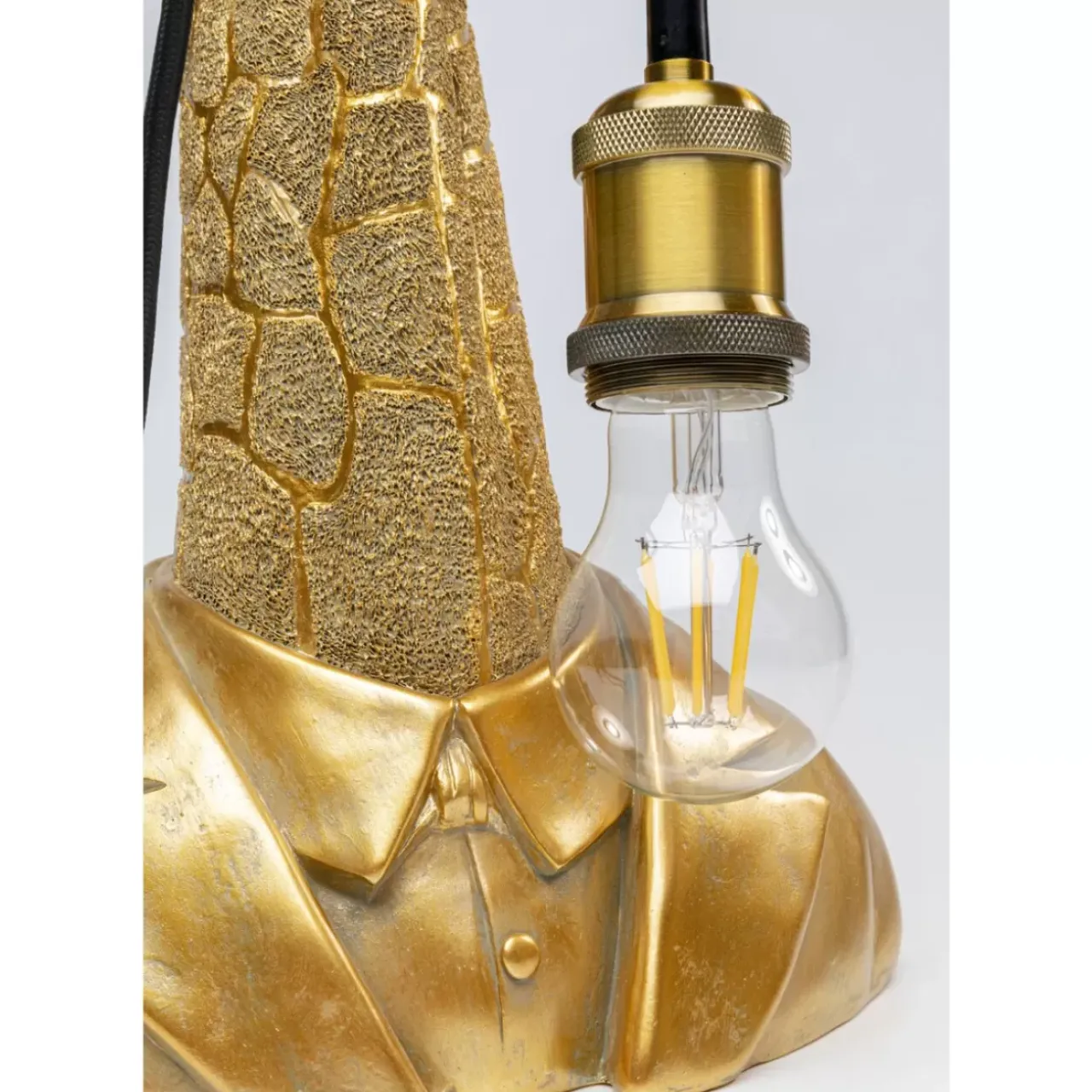 Tischleuchten|KARE Design Tischleuchte Animal Giraffe Gold 50Cm