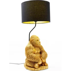 Tischleuchten|KARE Design Tischleuchte Animal Monkey Gorilla Gold