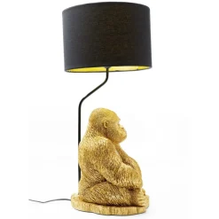 Tischleuchten|KARE Design Tischleuchte Animal Monkey Gorilla Gold