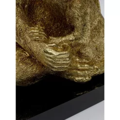 Tischleuchten|KARE Design Tischleuchte Animal Monkey Love Hug Gold 50Cm