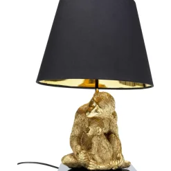 Tischleuchten|KARE Design Tischleuchte Animal Monkey Love Hug Gold 50Cm