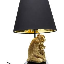 Tischleuchten|KARE Design Tischleuchte Animal Monkey Love Hug Gold 50Cm