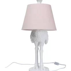 Tischleuchten|KARE Design Tischleuchte Animal Ostrich Weis 66Cm