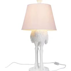 Tischleuchten|KARE Design Tischleuchte Animal Ostrich Weis 66Cm