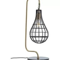 Tischleuchten|KARE Design Tischleuchte Golden Cage Drop
