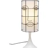 Tischleuchten|KARE Design Tischleuchte Grid Face Weis 60Cm