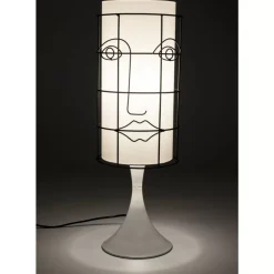 Tischleuchten|KARE Design Tischleuchte Grid Face Weis 60Cm