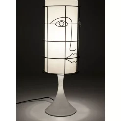 Tischleuchten|KARE Design Tischleuchte Grid Face Weis 60Cm