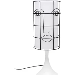 Tischleuchten|KARE Design Tischleuchte Grid Face Weis 60Cm