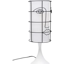 Tischleuchten|KARE Design Tischleuchte Grid Face Weis 60Cm