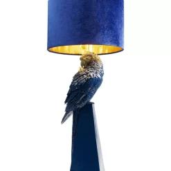 Tischleuchten|KARE Design Tischleuchte Parrot Blau 84Cm
