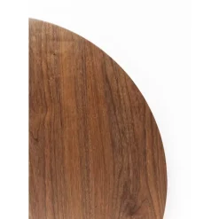 Tische|KARE Design Tischplatte Invitation Round Walnut O90Cm