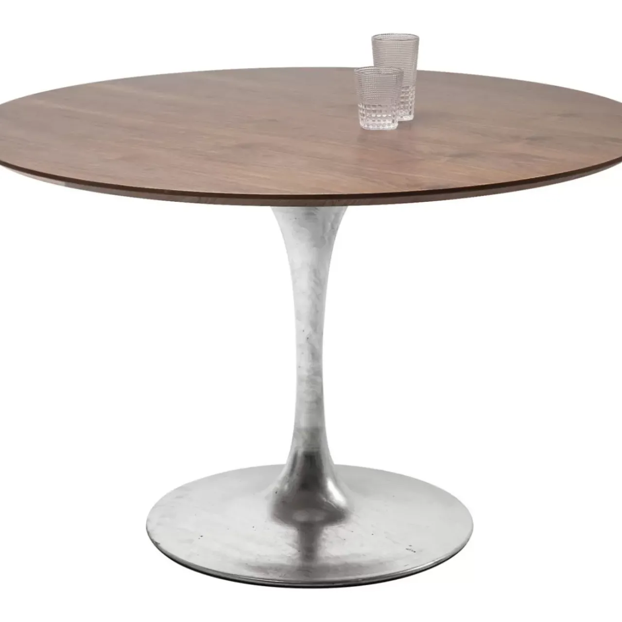 Tische|KARE Design Tischplatte Invitation Round Walnut O120Cm