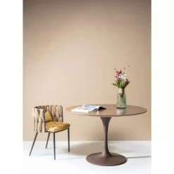 Tische|KARE Design Tischplatte Invitation Round Walnut O120Cm