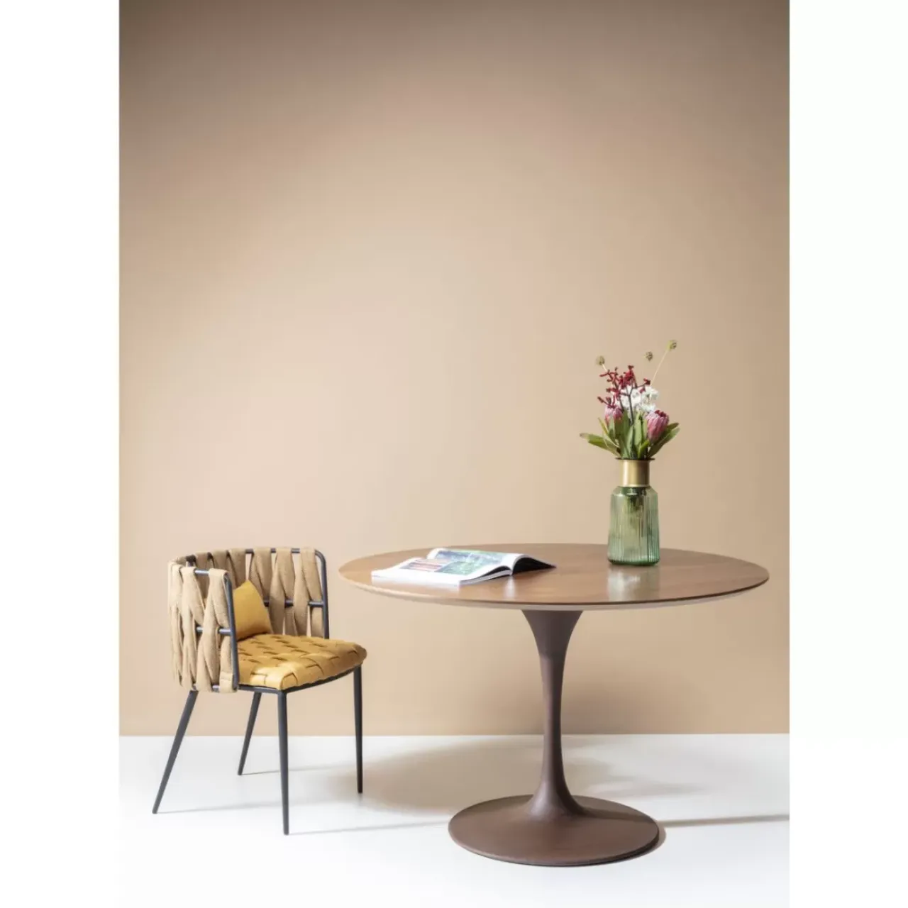Tische|KARE Design Tischplatte Invitation Round Walnut O120Cm