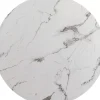 Tische|KARE Design Tischplatte Schickeria Marmoroptik Weis O80Cm