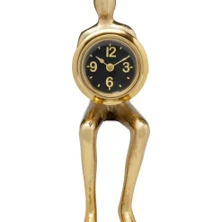 Uhren|KARE Design Tischuhr Sitting Man Gold 8X27Cm