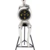 Uhren|KARE Design Tischuhr Sitting Man Silber 12X31Cm