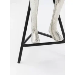 Uhren|KARE Design Tischuhr Sitting Man Silber 12X31Cm