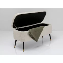 Sitzbänke|KARE Design Truhenbank Rico Weis