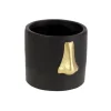 Sonstiges & Zubehör Accessoires|KARE Design Ubertopf Nase Schwarz/Gold