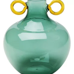 Vasen|KARE Design Vase Amore Handle Blau 16Cm