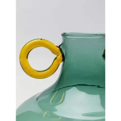 Vasen|KARE Design Vase Amore Handle Blau 16Cm