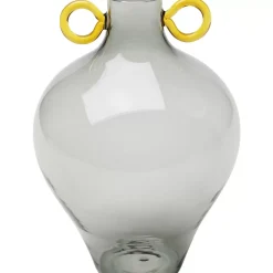 Vasen|KARE Design Vase Amore Handle Grau 23Cm