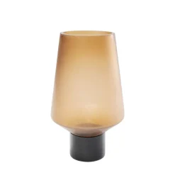 Vasen|KARE Design Vase Noble Ring Amber Matt 26Cm