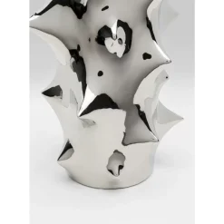 Vasen|KARE Design Vase Pointy Silber 30Cm