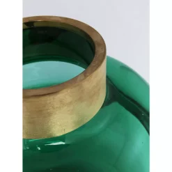 Vasen|KARE Design Vase Positano Belly Grun 21Cm
