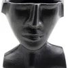 Vasen|KARE Design Vase Rostro Schwarz 17Cm