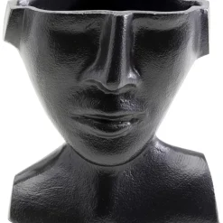 Vasen|KARE Design Vase Rostro Schwarz 17Cm