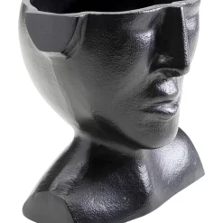 Vasen|KARE Design Vase Rostro Schwarz 17Cm